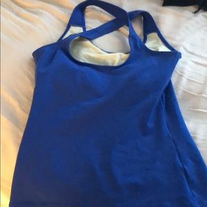 Keyhole cross tank top